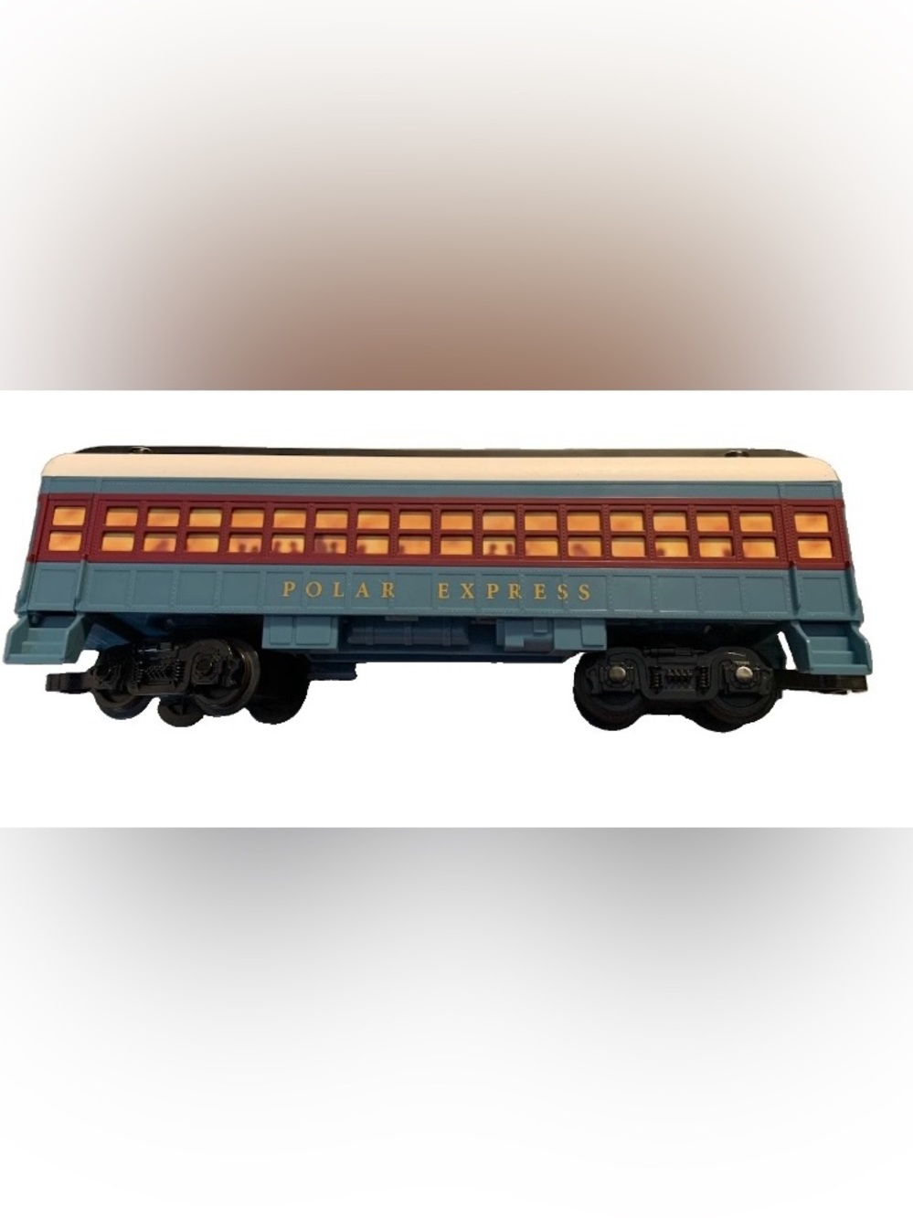 Vintage Lionel Polar Express Car G Gauge Ready To Play Train Passenger Coach